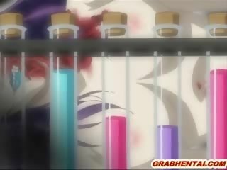 Japansk hentai jente drikking sæd
