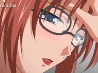 Anime sekolah seks dengan panas guru mendapat faraj fucked