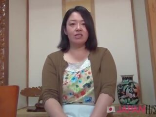 Paffuto adulti giapponese bellezza ama cazzo in casa e all'aperto